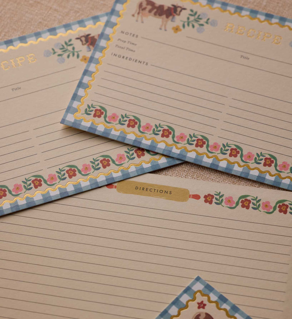 Cloverpaperco™ - Recipe Cards - Home Sweet Home