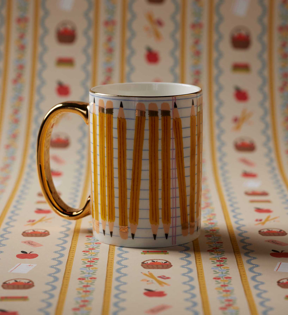Cloverpaperco™ - Porcelain Mug - Pencils