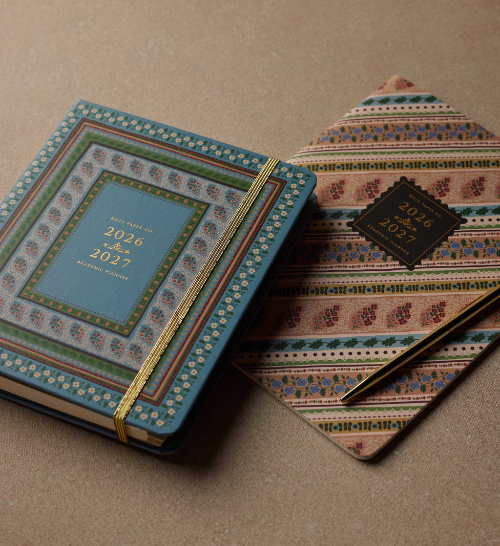 Cloverpaperco™ - 2026-2027 12-Month Academic Appointment Notebook - Paisley