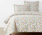 Cloverpaperco™ - Percale Comforter - Strawberry Fields White