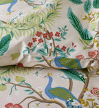 Cloverpaperco™ - Sateen Duvet Cover - Peacock Blush