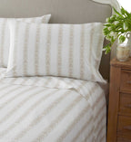Cloverpaperco™ - Sateen Sheet Set - Estee Stripe