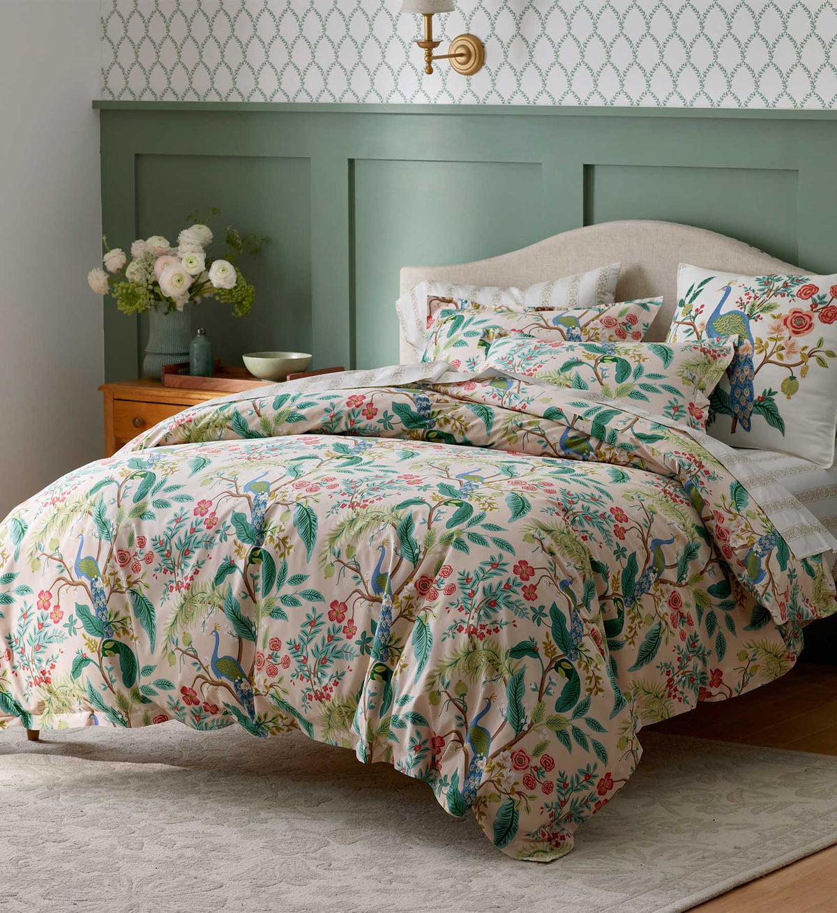 Cloverpaperco™ - Sateen Sheet Set - Estee Stripe