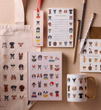 Cloverpaperco™ - Bookmark - Studious Dogs