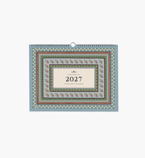 Cloverpaperco™ - 2027 Appointment Calendar - Paisley