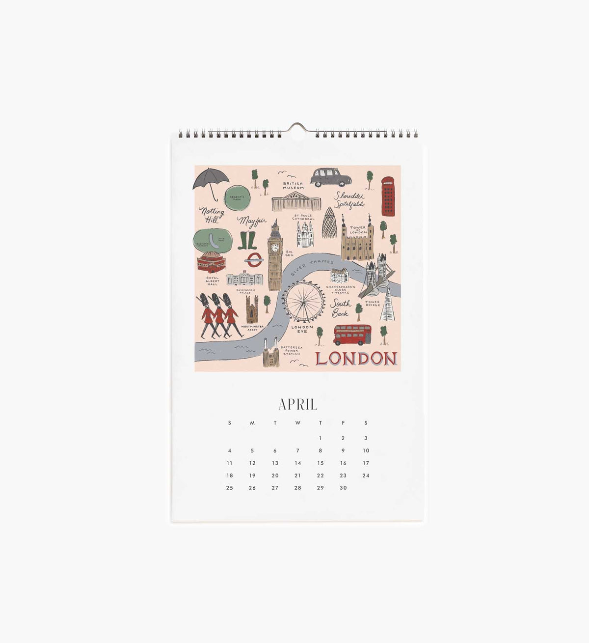 Cloverpaperco™ - 2027 Wall Calendar - Travel Sketches