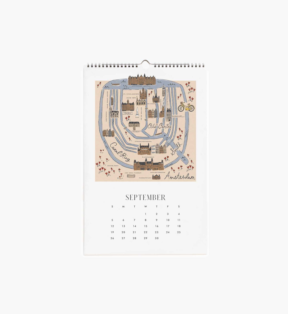 Cloverpaperco™ - 2027 Wall Calendar - Travel Sketches