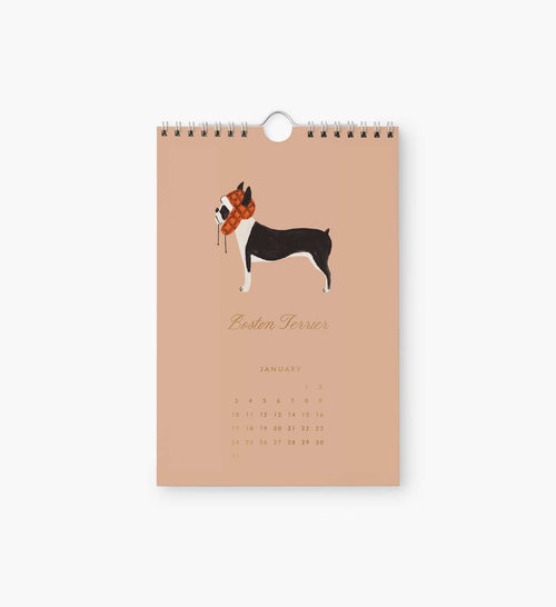 Cloverpaperco™ - 2027 Kitchen Calendar - Dog of the Month