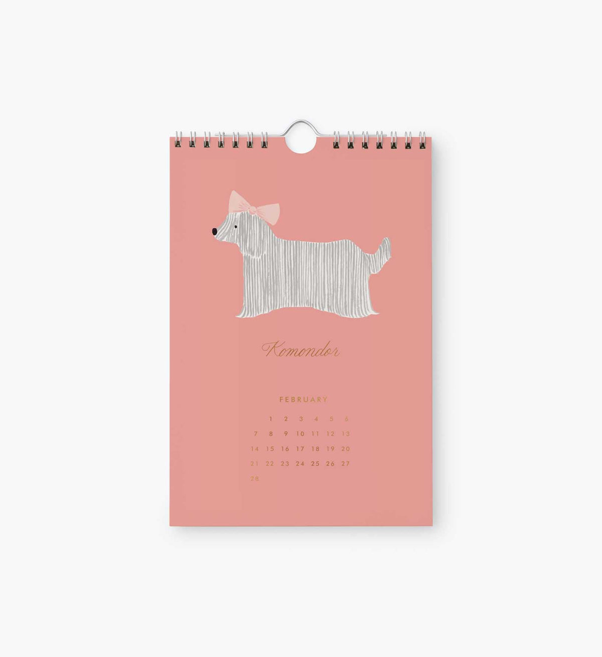 Cloverpaperco™ - 2027 Kitchen Calendar - Dog of the Month