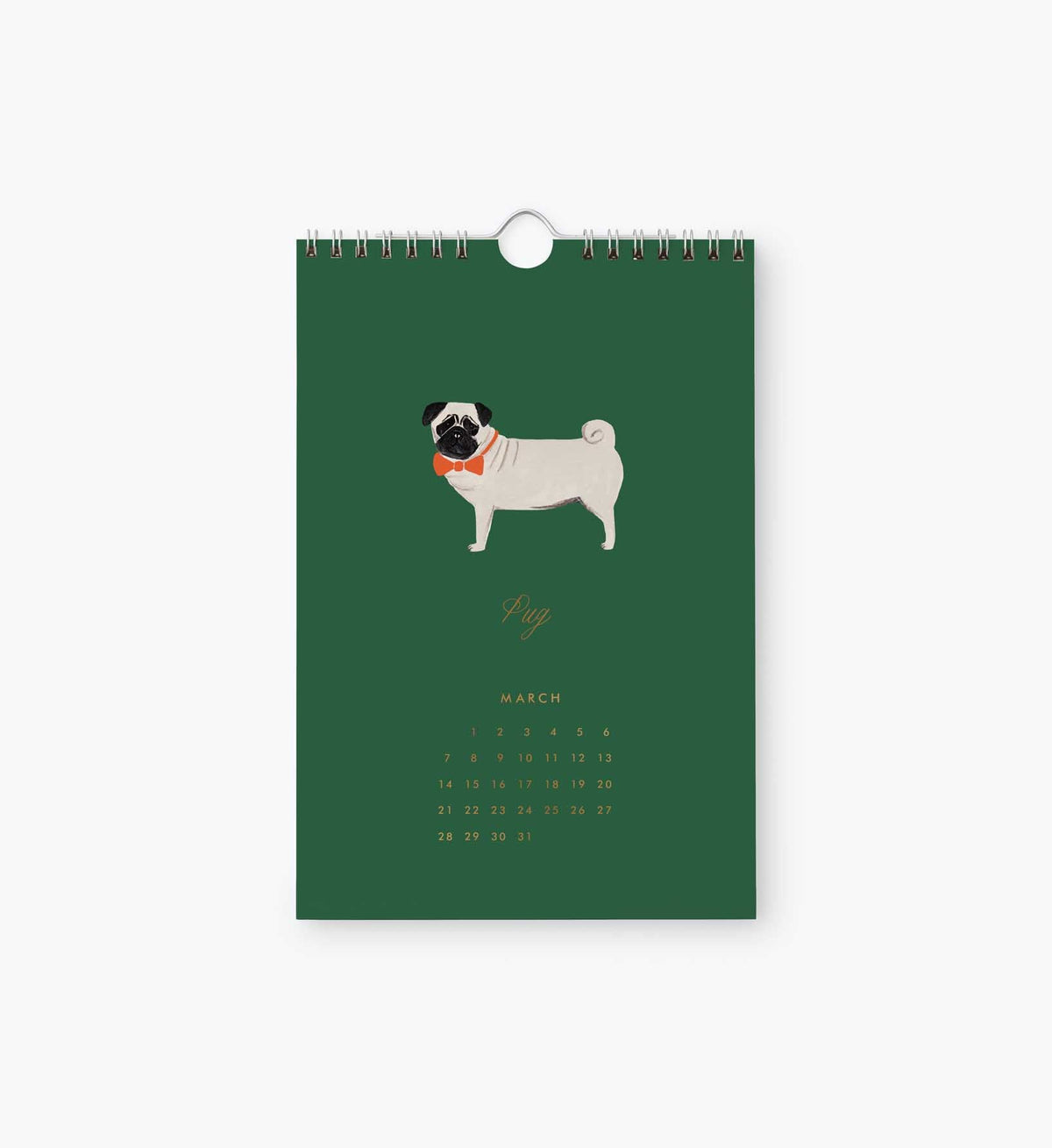 Cloverpaperco™ - 2027 Kitchen Calendar - Dog of the Month