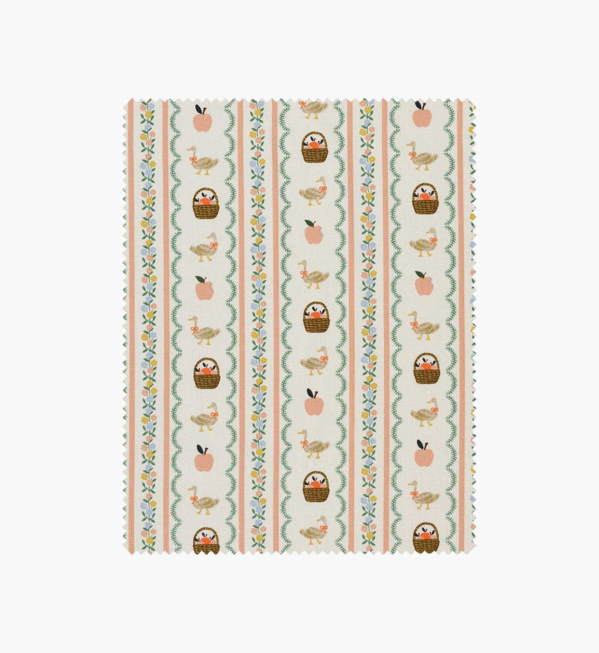Cloverpaperco™ - Farmhouse Stripe Canvas Fabric - Cream