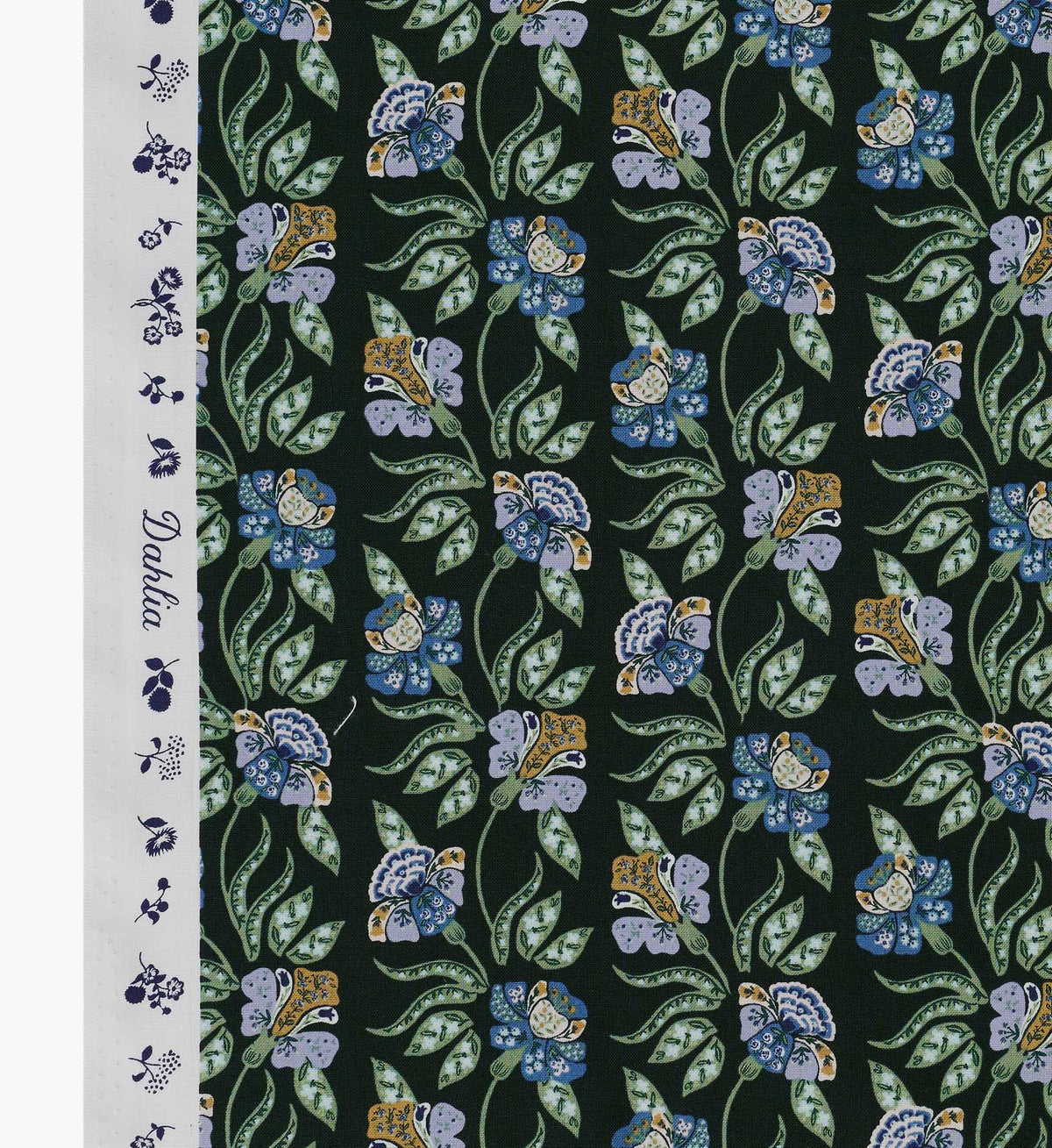 Cloverpaperco™ - Posy Cotton Fabric - Hunter