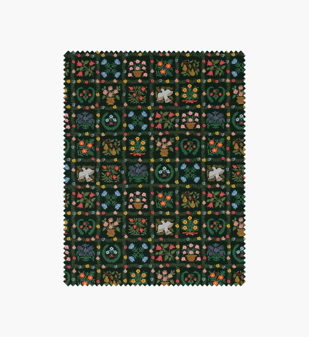 Cloverpaperco™ - Helena Cotton Fabric - Evergreen