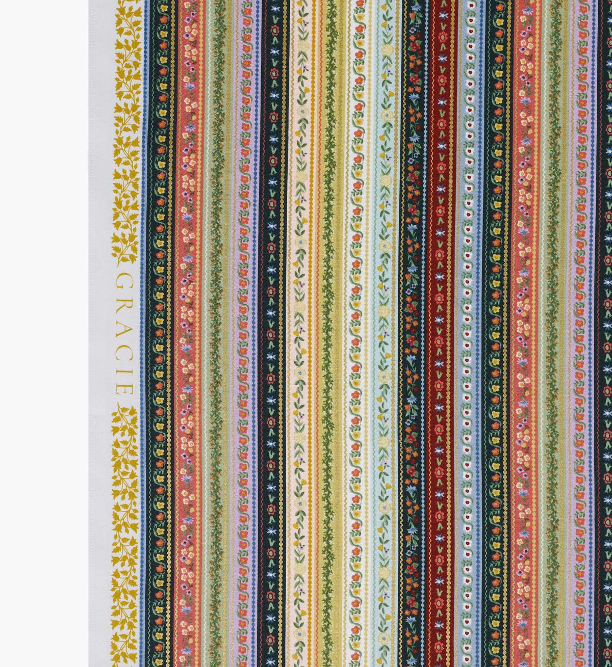 Cloverpaperco™ - Gemma Cotton Metallic Fabric - Multi