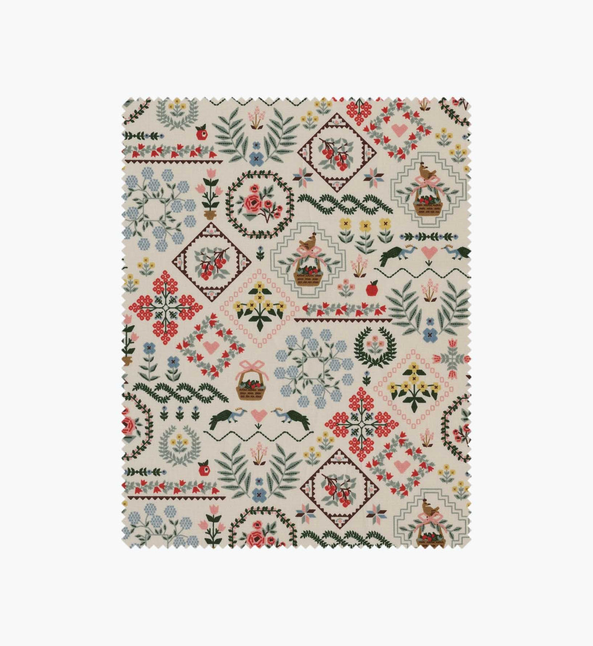 Cloverpaperco™ - Heritage Sampler Cotton Fabric - Linen