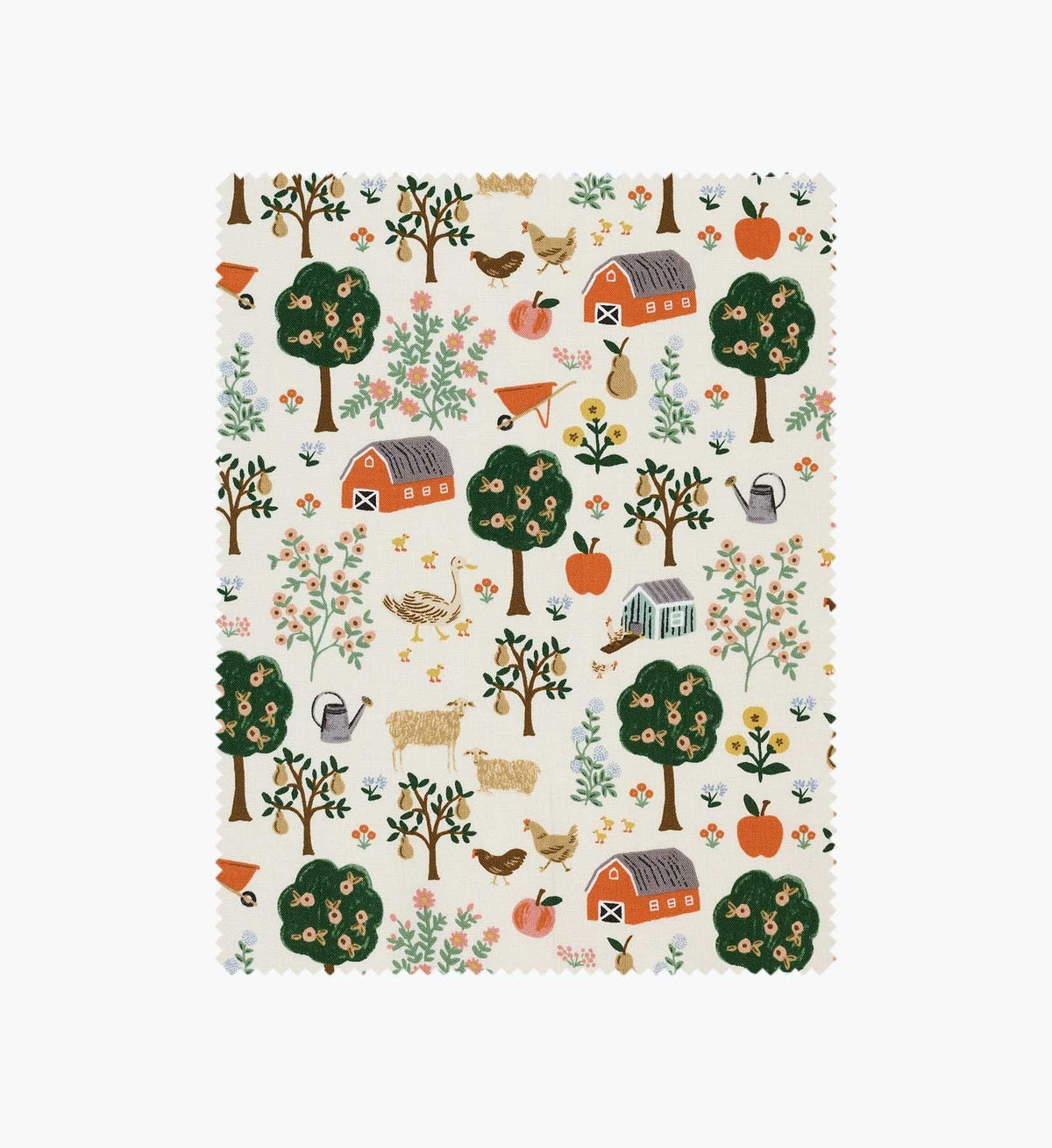 Cloverpaperco™ - Farmhouse Cotton Fabric - Cream