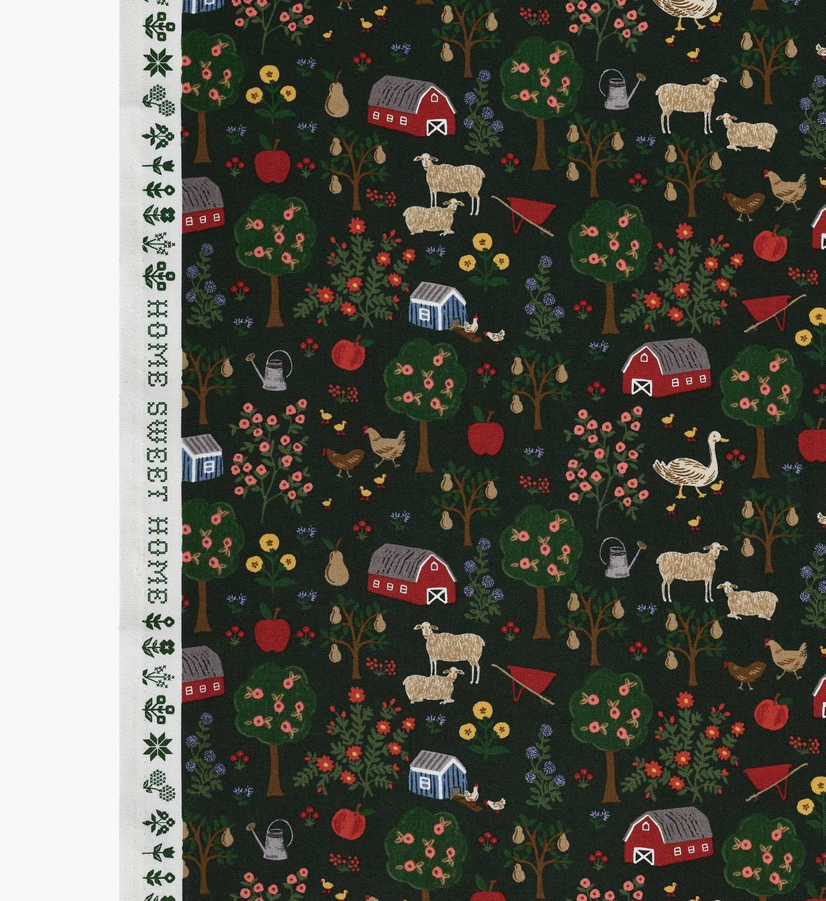 Cloverpaperco™ - Farmhouse Cotton Fabric - Evergreen