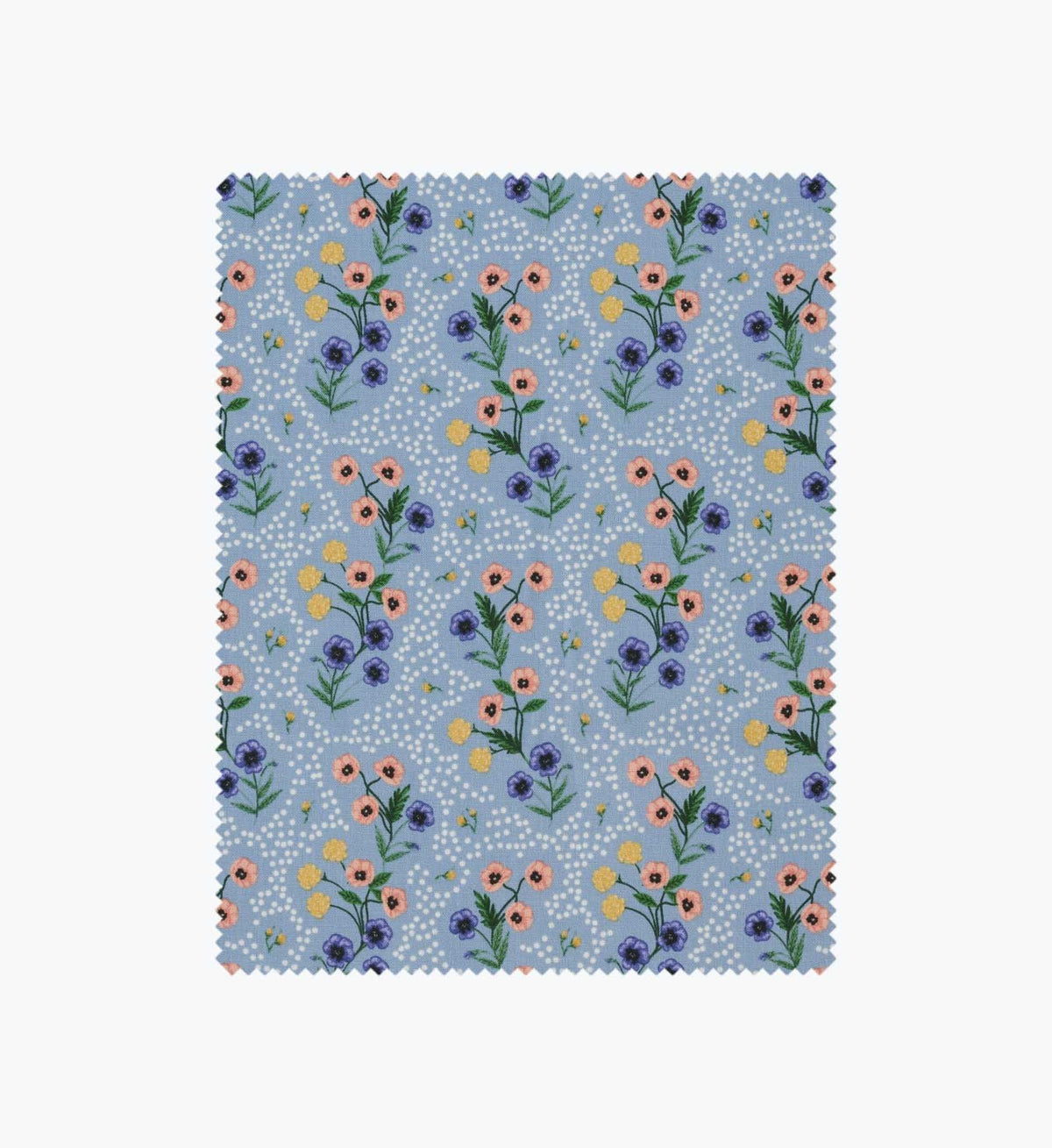 Cloverpaperco™ - Poppy Cotton Fabric - Slate