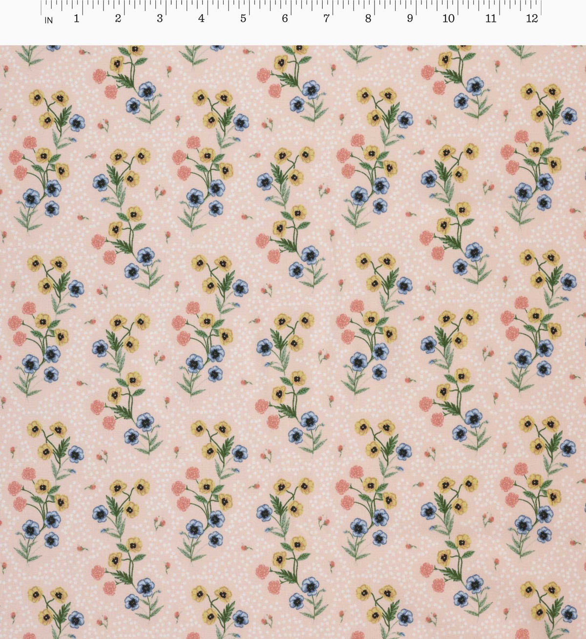 Cloverpaperco™ - Poppy Cotton Fabric - Pink