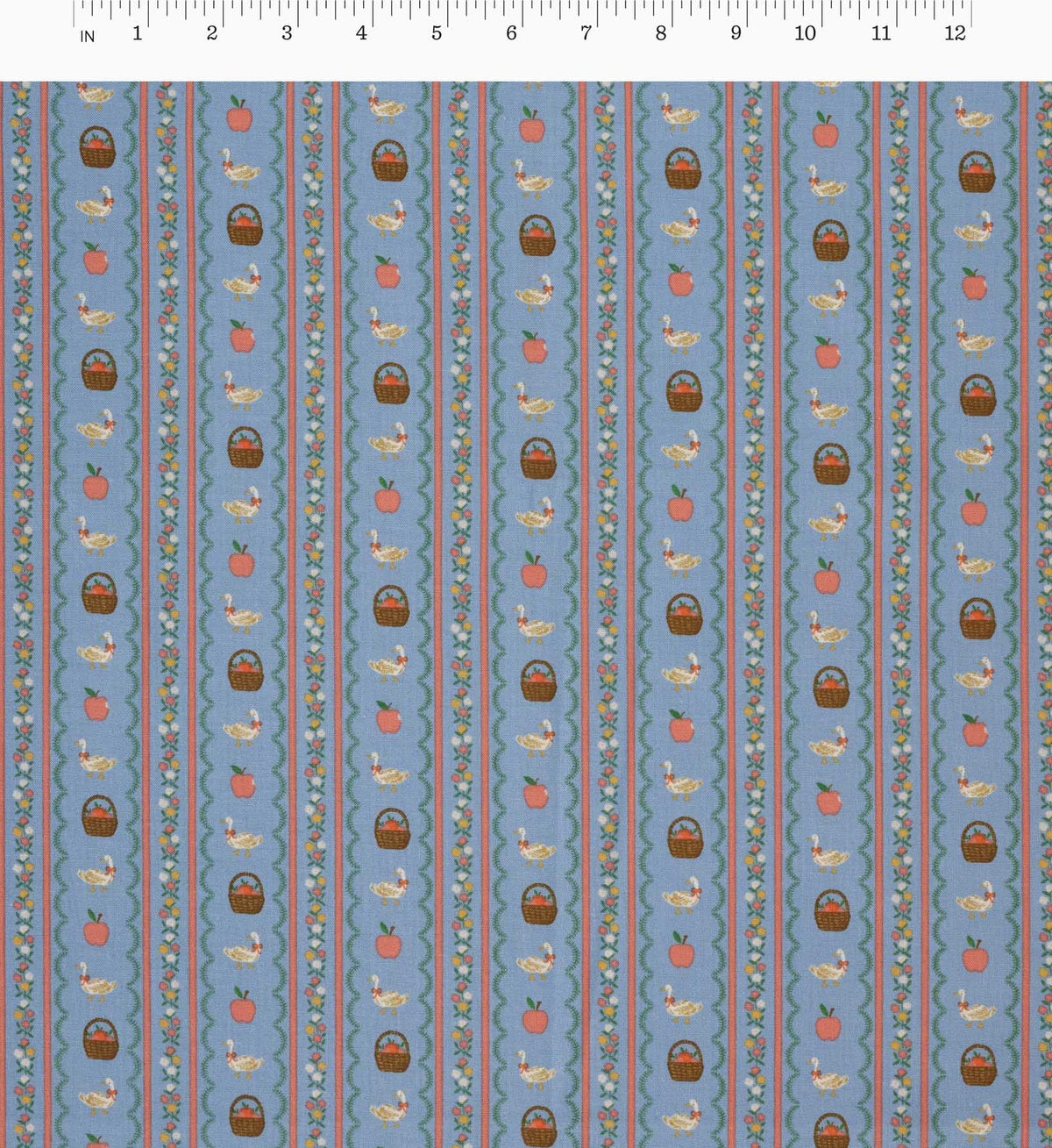Cloverpaperco™ - Farmhouse Stripe Cotton Fabric - Slate