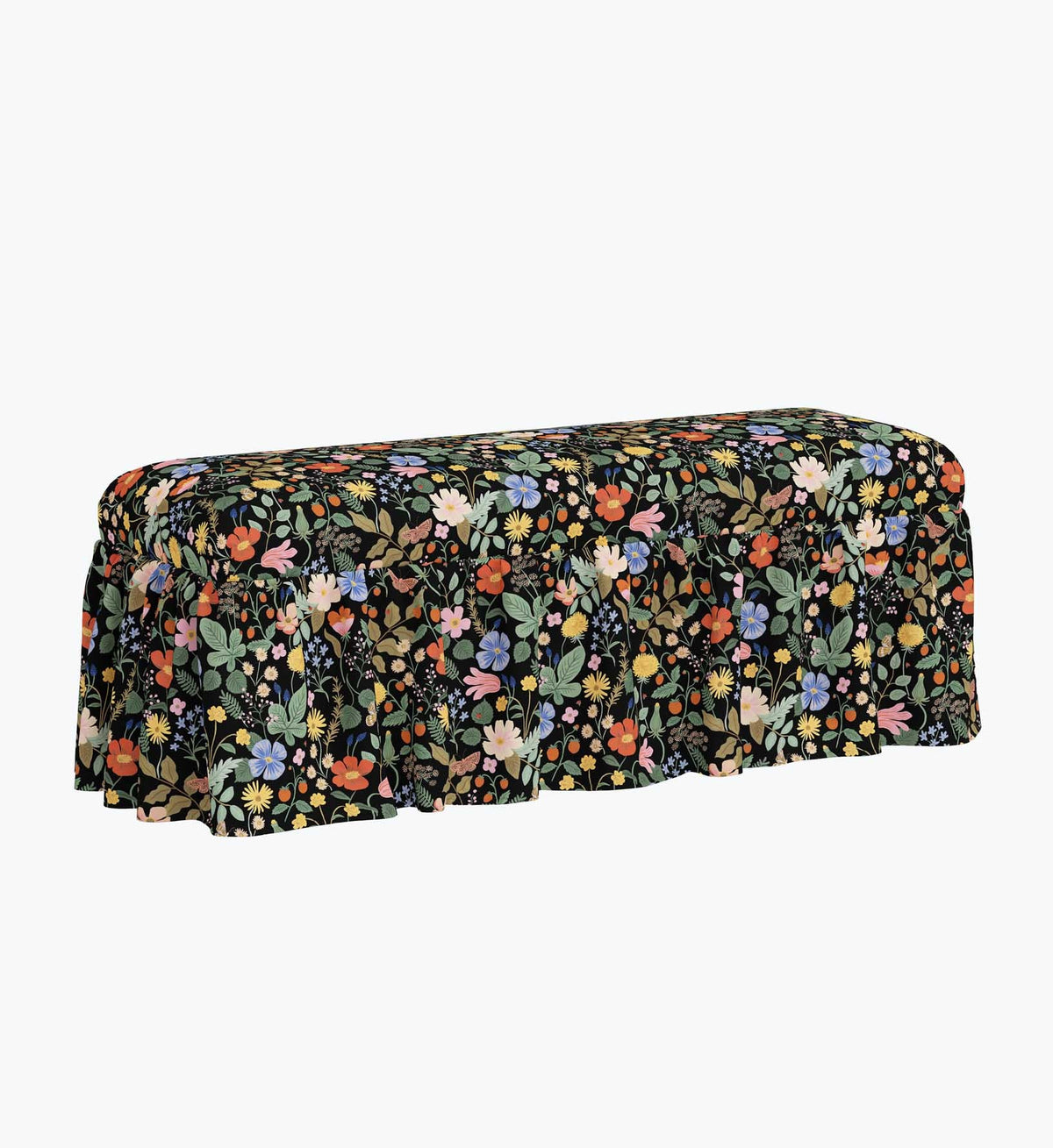 Cloverpaperco™ - Surrey Dining Bench - Strawberry Fields