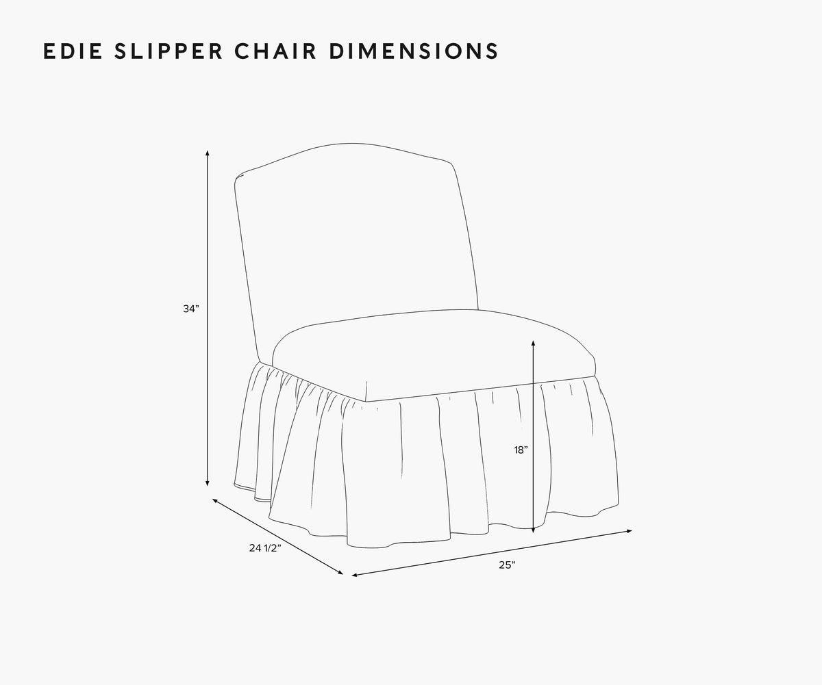 Cloverpaperco™ - Edie Slipper Chair - Climbing Vines