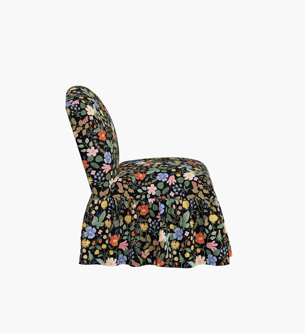 Cloverpaperco™ - Edie Slipper Chair - Strawberry Fields