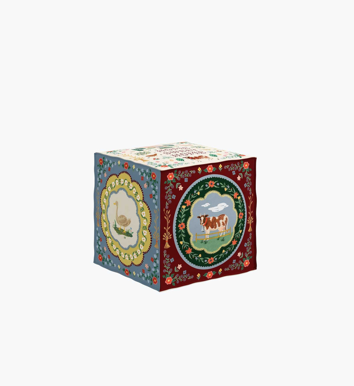 Cloverpaperco™ - Bea Ottoman - Home Sweet Home