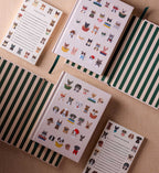 Cloverpaperco™ - Embroidered Journal - Studious Dogs