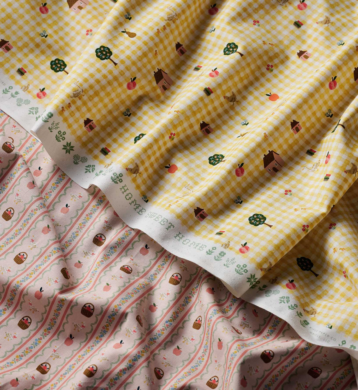 Cloverpaperco™ - Farmhouse Gingham Cotton Fabric - Butter