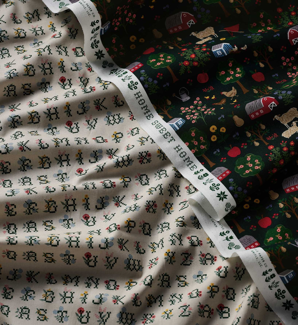 Cloverpaperco™ - Farmhouse Cotton Fabric - Evergreen