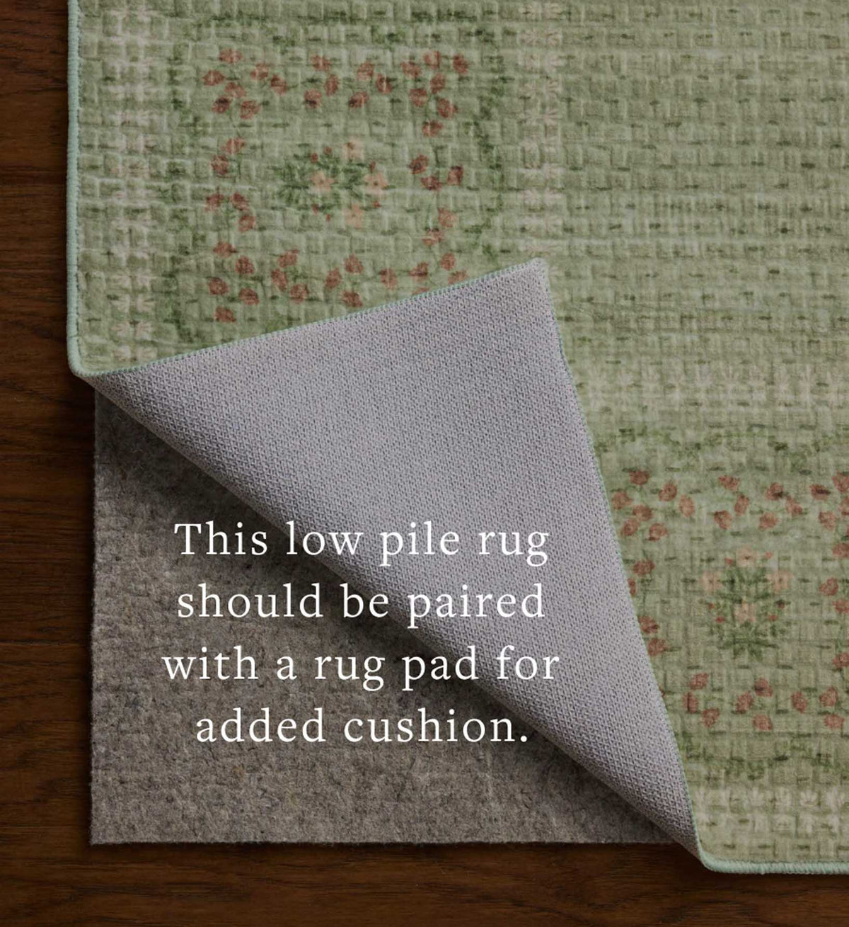 Cloverpaperco™ - Orchard Lottie Washable Rug - Green
