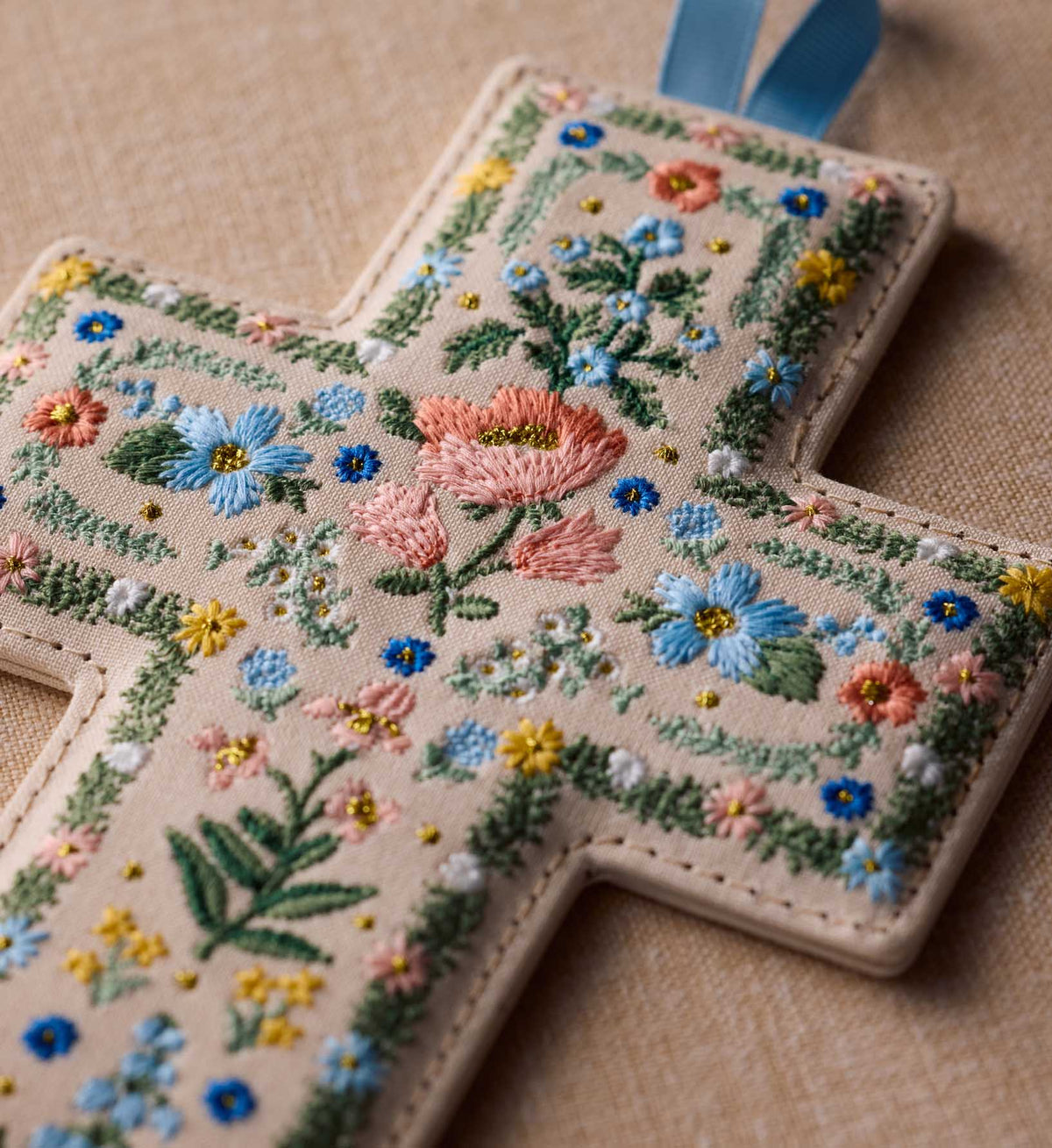 Cloverpaperco™ - Embroidered Cross - Rosette