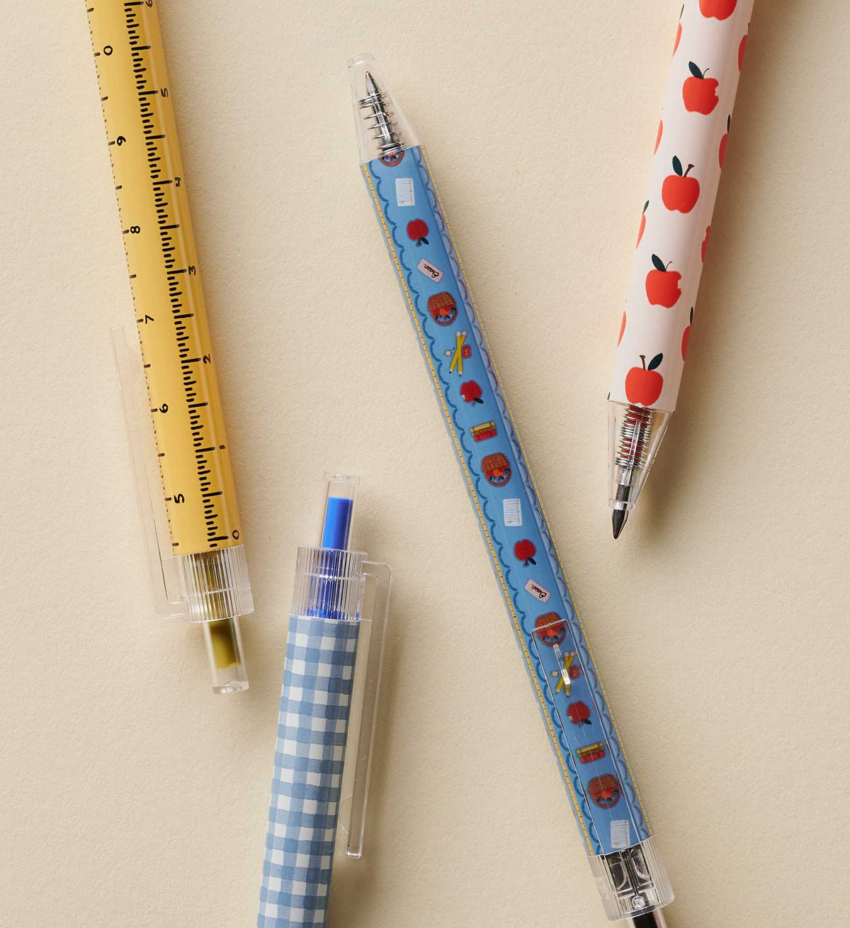 Cloverpaperco™ - Gel Pen Set of 4 - Schoolhouse