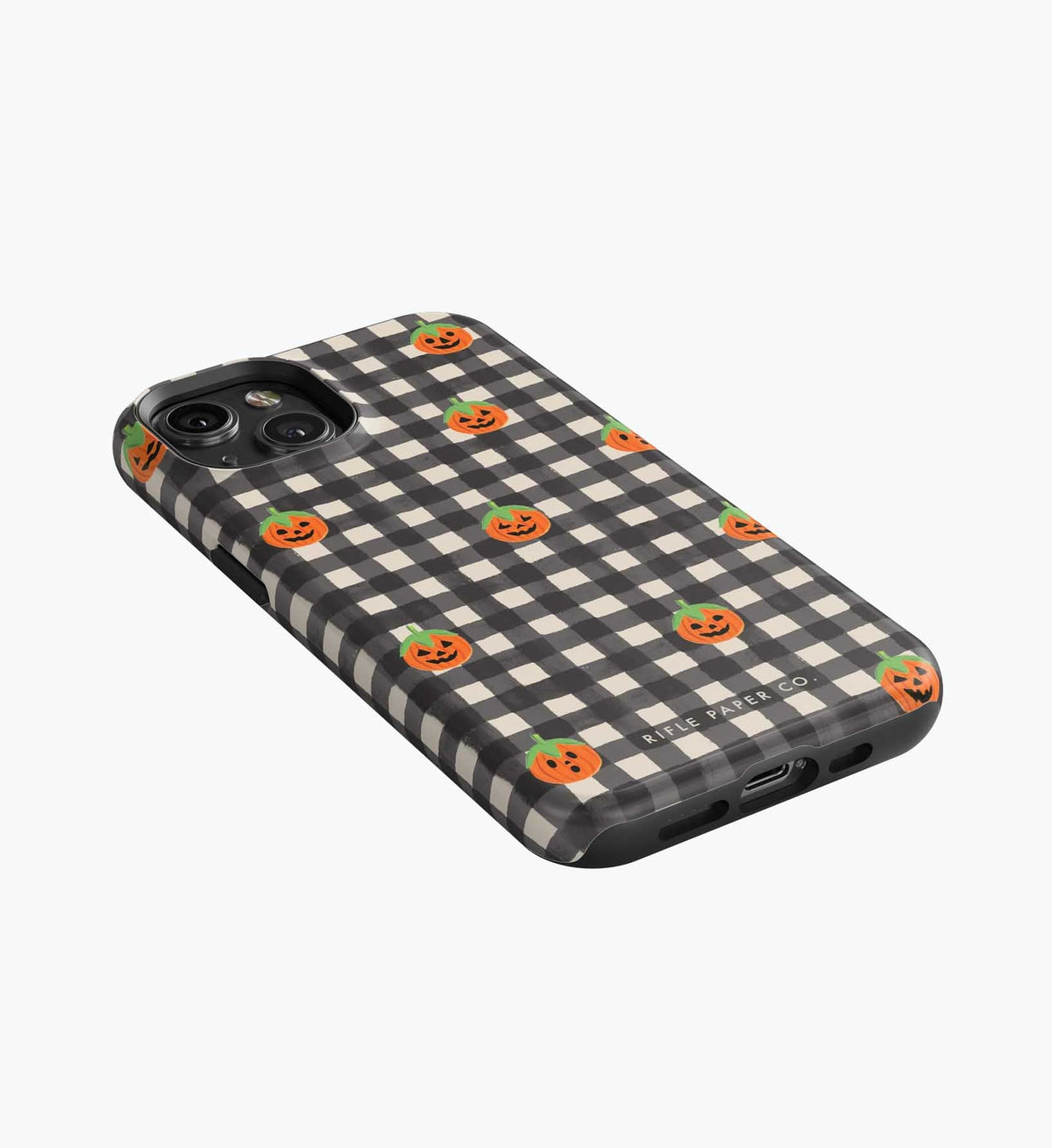 Cloverpaperco™ - Phone Case - Pumpkin Gingham