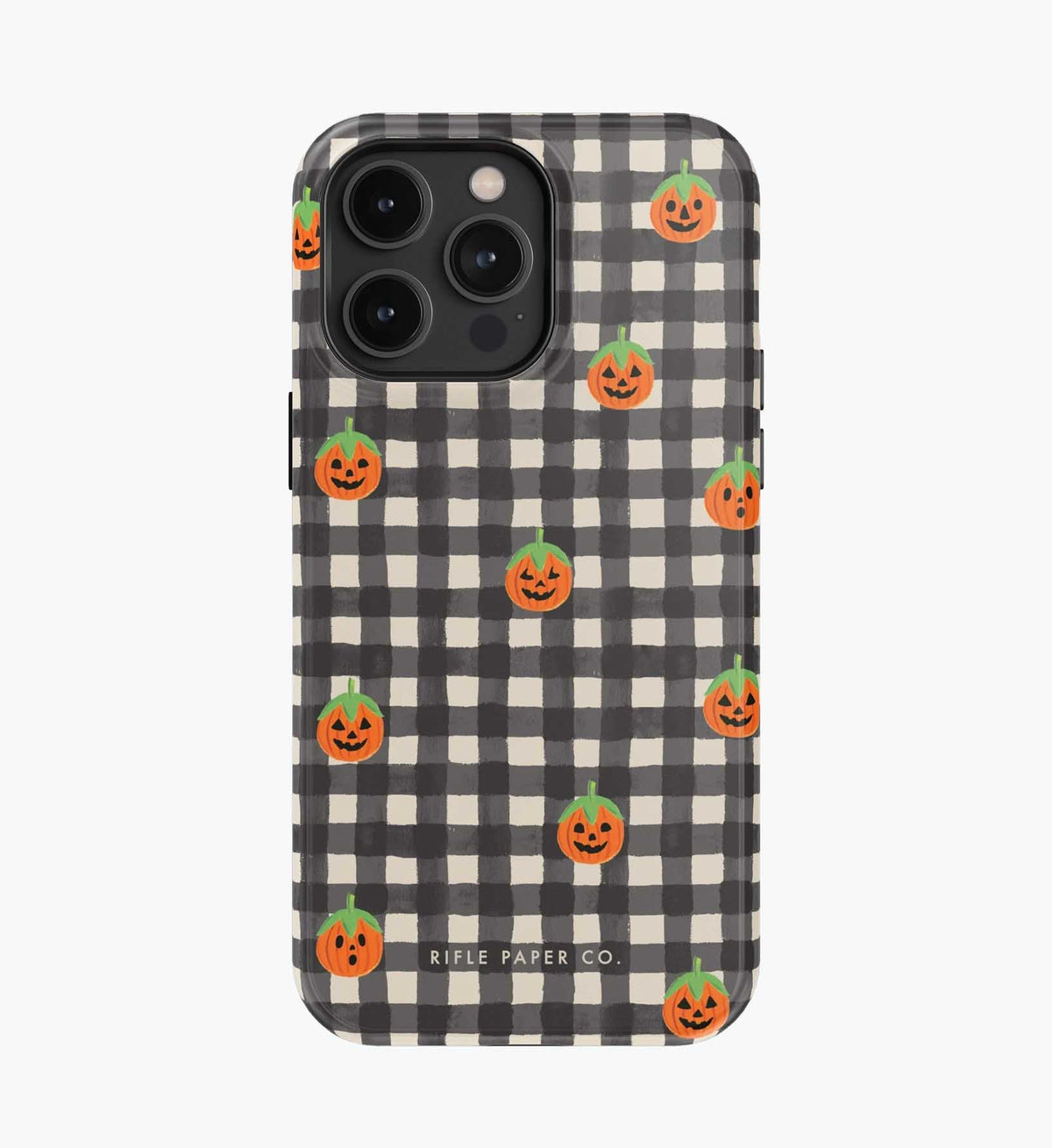 Cloverpaperco™ - Phone Case - Pumpkin Gingham