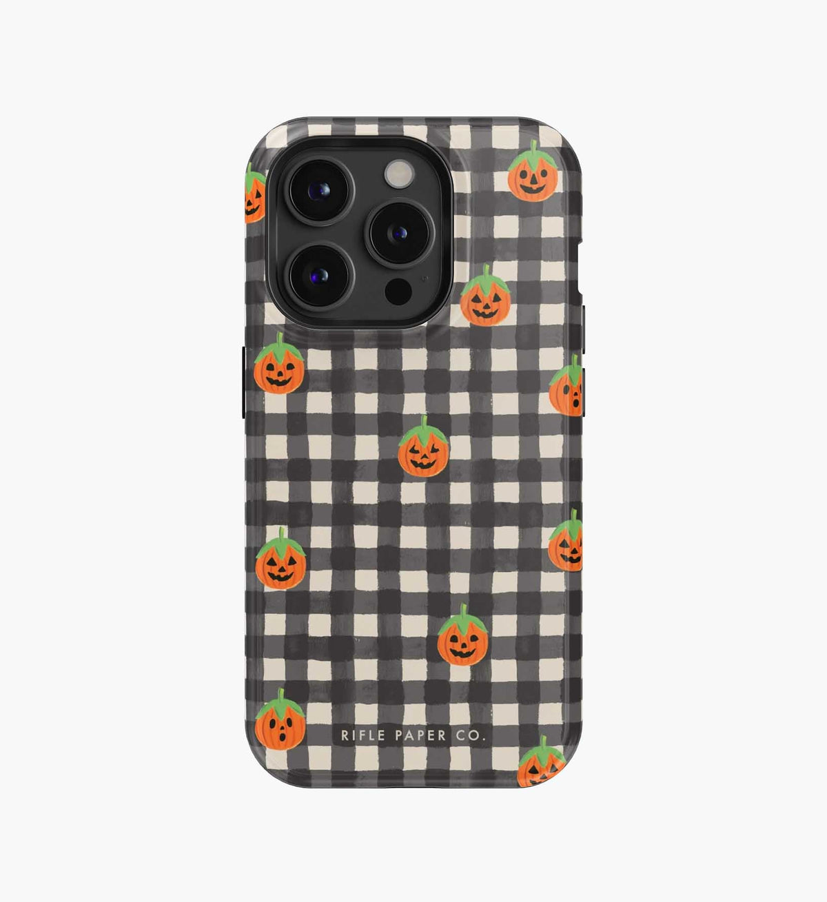 Cloverpaperco™ - Phone Case - Pumpkin Gingham
