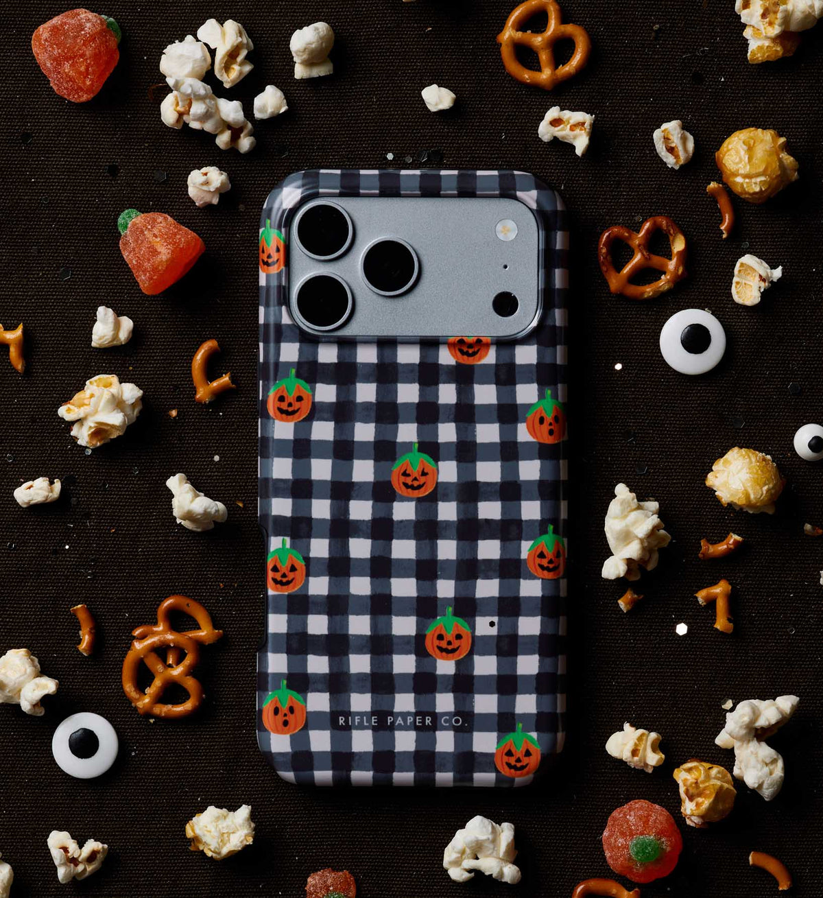 Cloverpaperco™ - Phone Case - Pumpkin Gingham