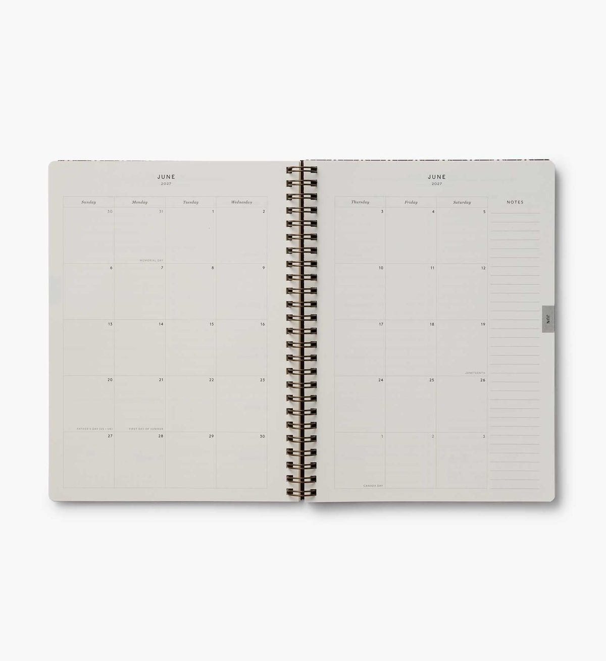 Cloverpaperco™ - 2027 12-Month Softcover Spiral Planner - Sage Hydrangea