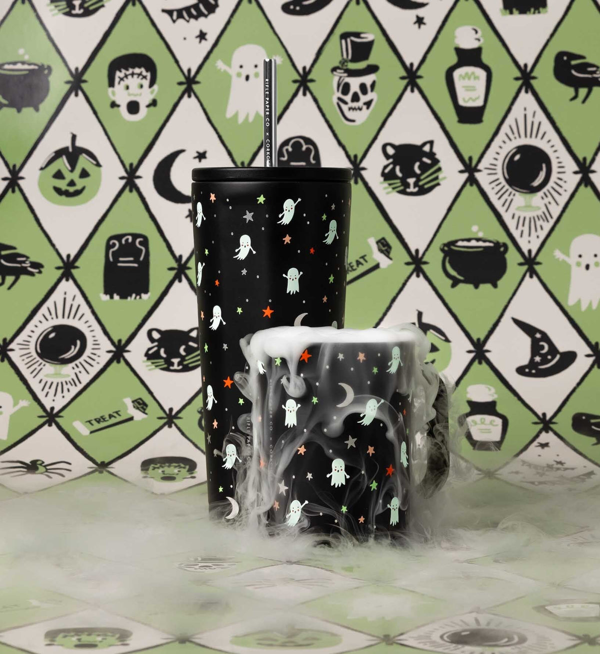 Cloverpaperco™ - 24 oz. Cold Cup - Ghosts