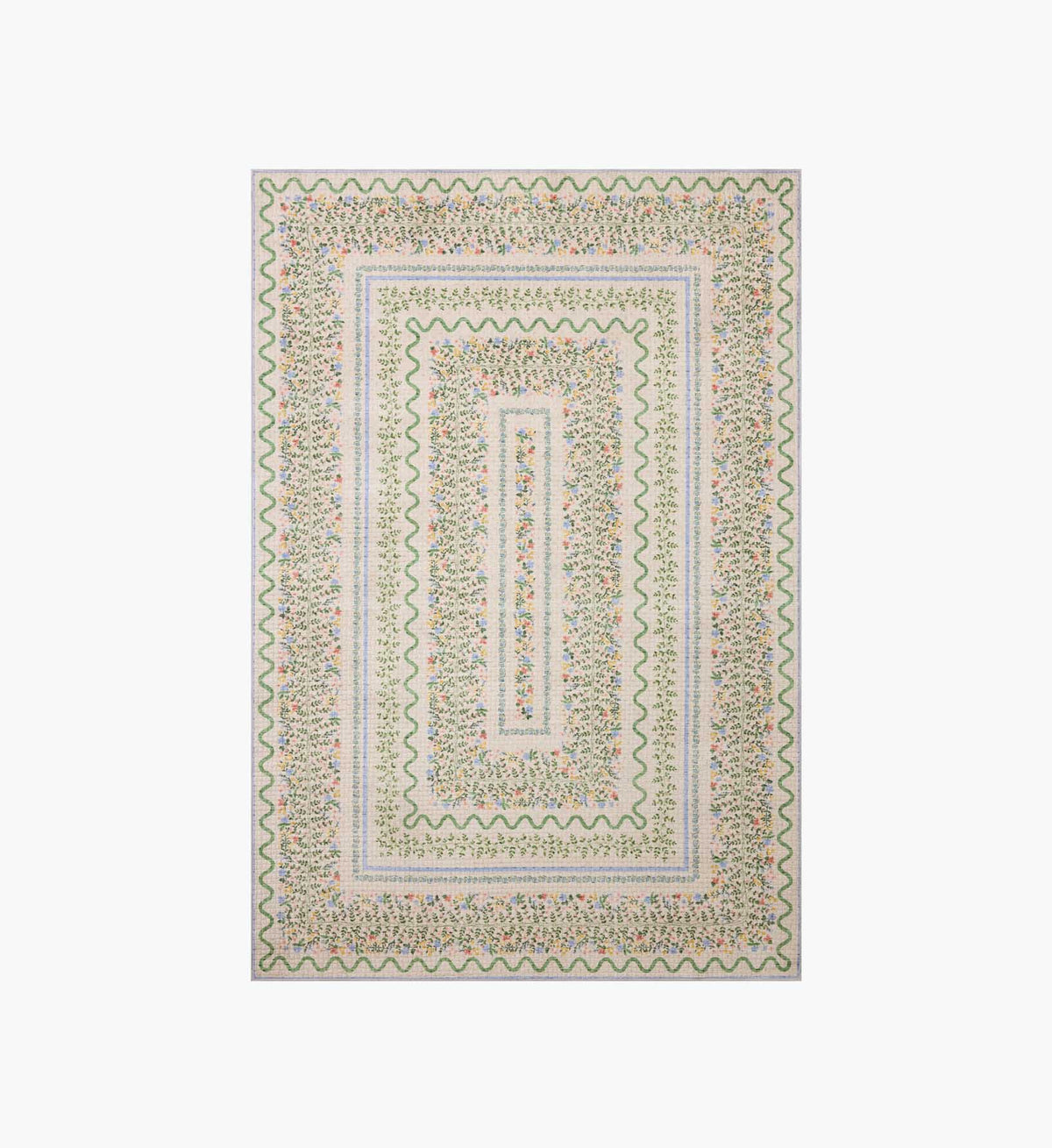 Cloverpaperco™ - Orchard Wildwood Vines Washable Rug - Ivory