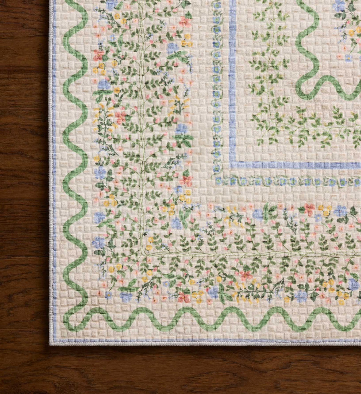 Cloverpaperco™ - Orchard Wildwood Vines Washable Rug - Ivory