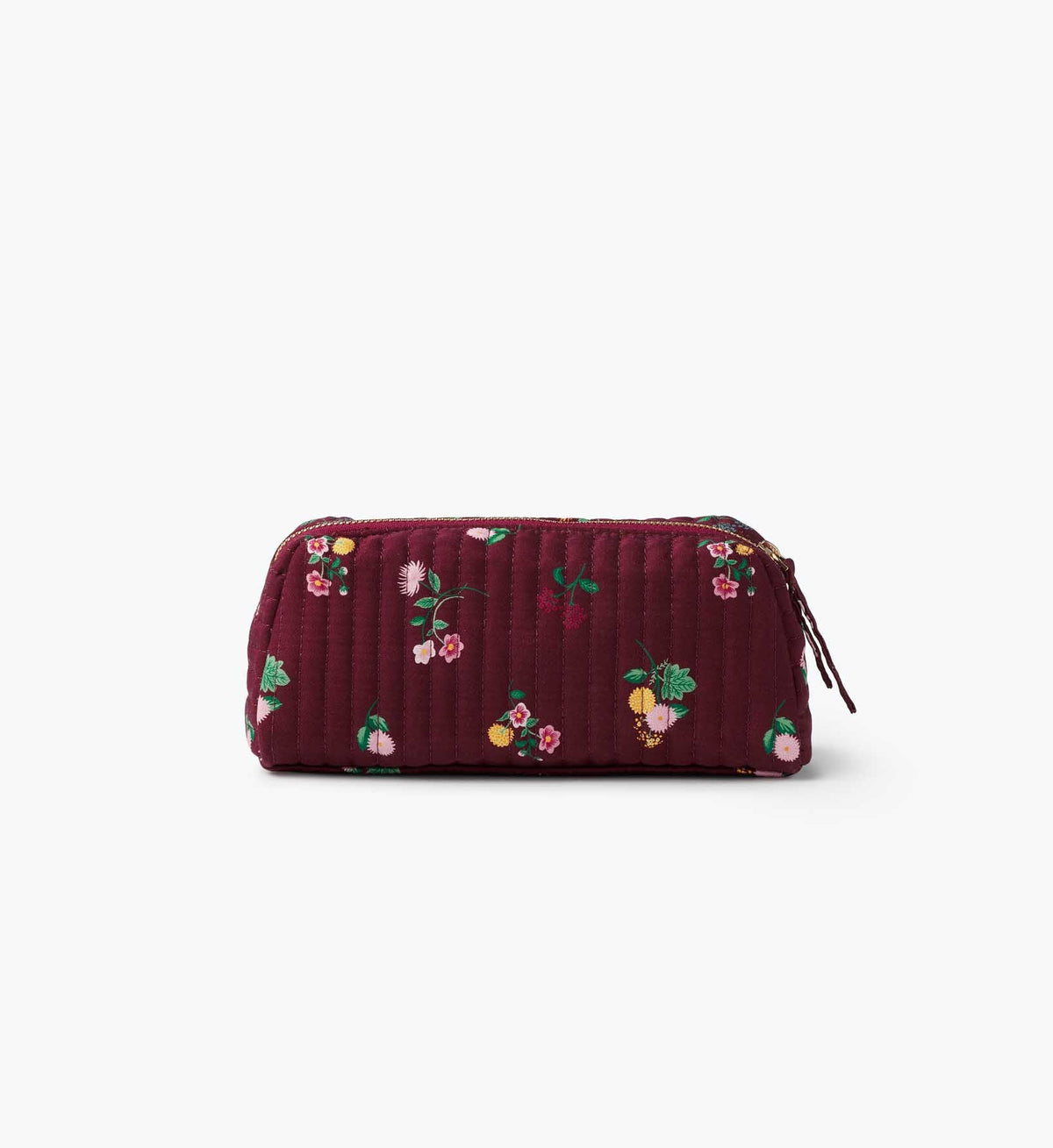 Cloverpaperco™ - Quilted Small Cosmetic Pouch - Ditsy Dahlia