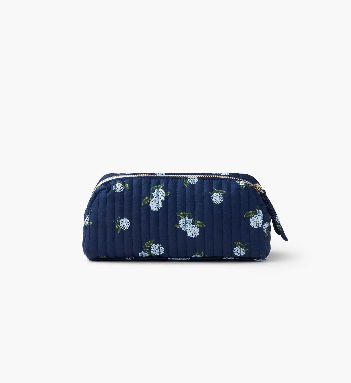 Cloverpaperco™ - Quilted Small Cosmetic Pouch - Ditsy Hydrangea