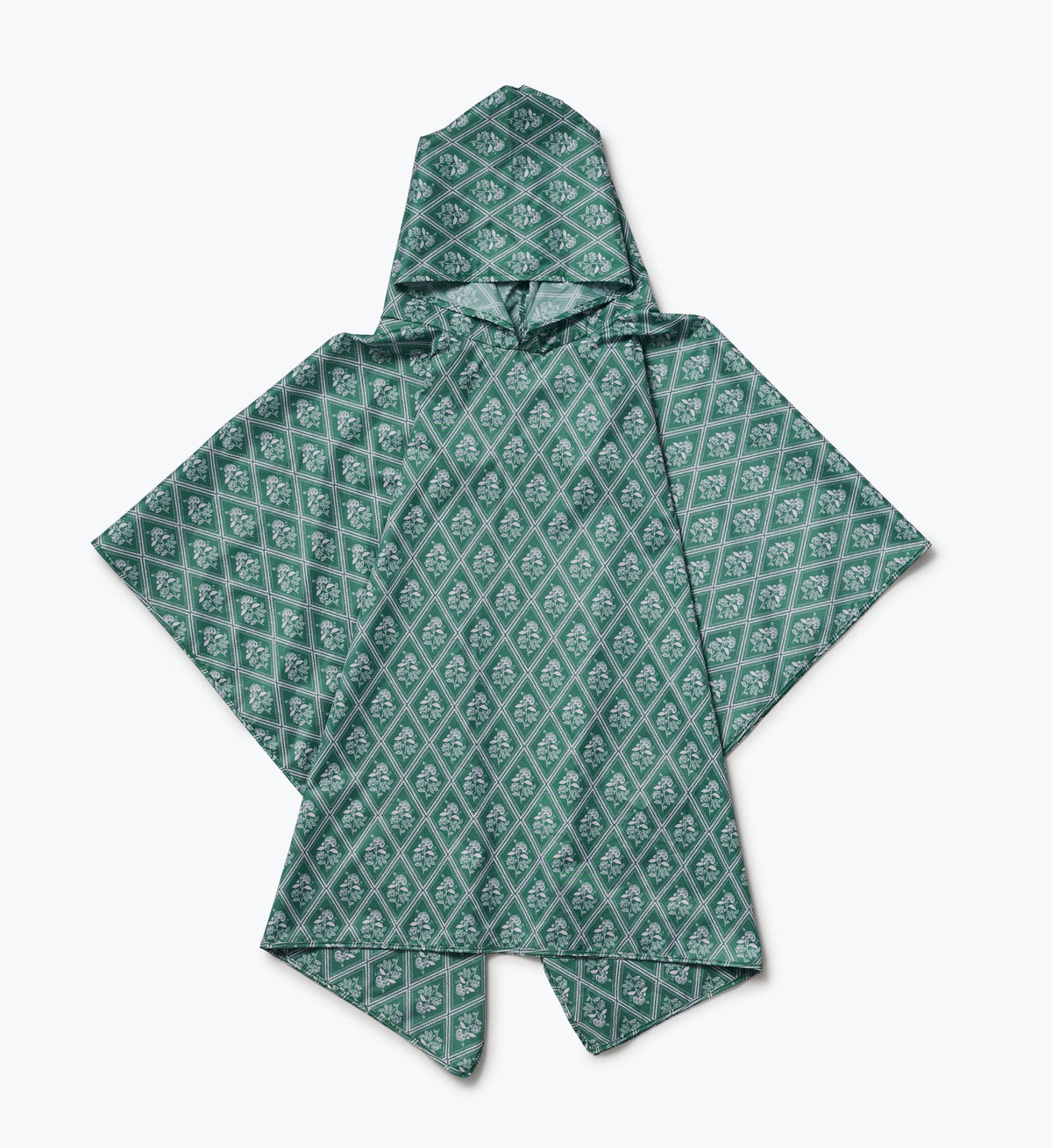 Cloverpaperco™ - Packable Rain Poncho - Rose Study