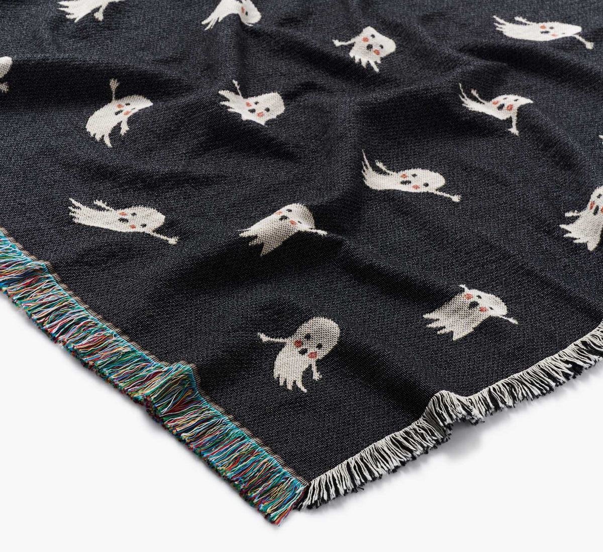Cloverpaperco™ - Woven Blanket - Ghosts