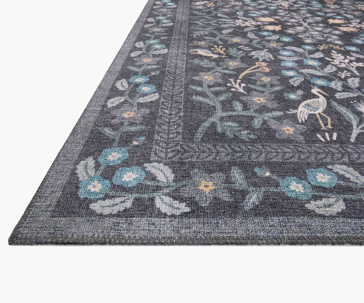 Cloverpaperco™ - Maison Nightingale Power Loomed Rug - Black
