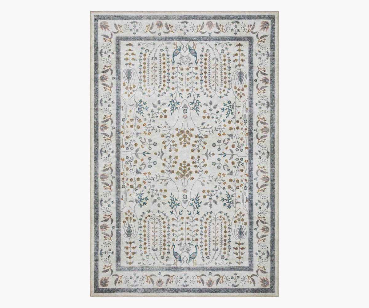 Cloverpaperco™ - Maison Wisteria Power Loomed Rug - Cream