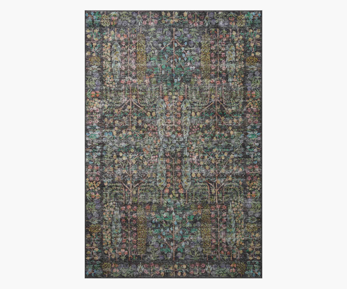 Cloverpaperco™ - Maison Grove Power Loomed Rug - Charcoal