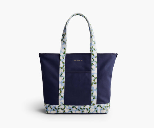 Cloverpaperco™ - Canvas Carry All - Hydrangea